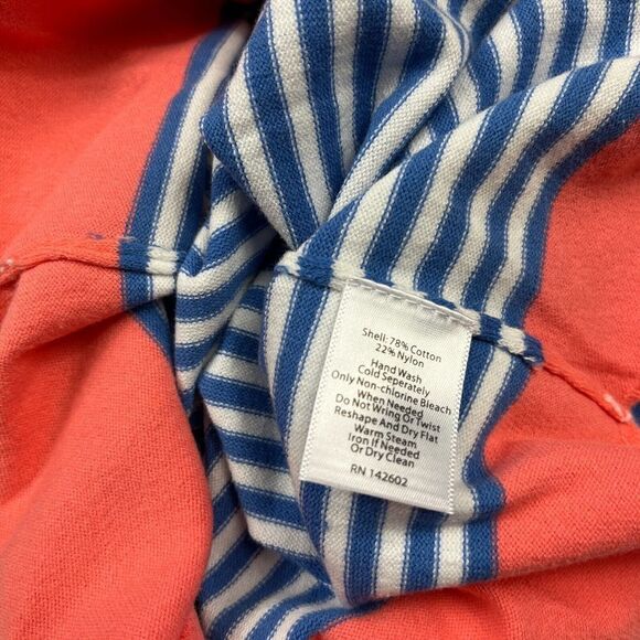 Sail to Sable Tunic Sweater Striped Long Sleeve Nautical Preppy Pullover XS - Picture 8 of 10